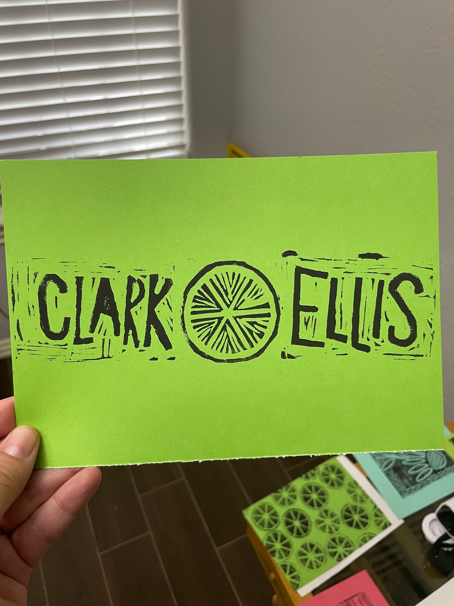 LINOCUT CUSTOM STAMPS - APRIL 30
