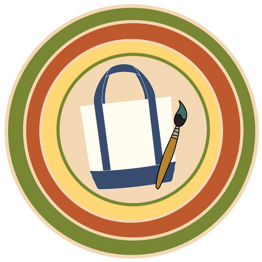 PAINTED TOTE BAGS - APRIL 22